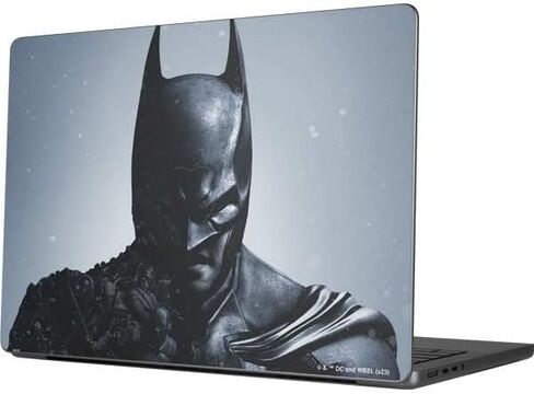 غلاف كمبيوتر محمول من Skinit متوافق مع جهاز MacBook Pro 14in (2021) - تصميم Warner Bros Batman Arkham المرخص رسميًا in Kuwait