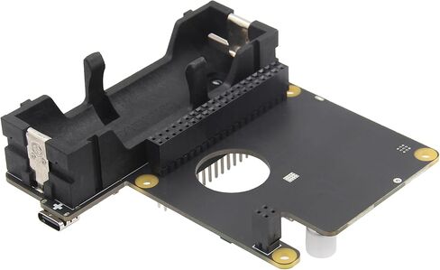 Geekworm X1207 2-in-1 PoE+ & UPS HAT for Raspberry Pi 5 (2/4/8/16GB), IEEE 802.3at 5V 5A Output, Supports Auto Power On, Safe Shutdown and Power Loss Detection in Kuwait