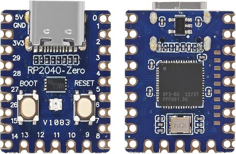 5pcs RP2040-Zero RP2040 USB-C Connector icrocontroller PICO Development Board Dual-core 264KB Cortex M0+ Processor 2MB Flash Compatible with Raspberry Pi Support C/C++,MicroPython in Kuwait
