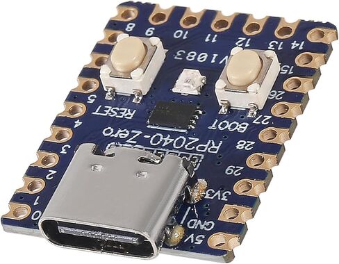 5pcs RP2040-Zero RP2040 USB-C Connector icrocontroller PICO Development Board Dual-core 264KB Cortex M0+ Processor 2MB Flash Compatible with Raspberry Pi Support C/C++,MicroPython in Kuwait