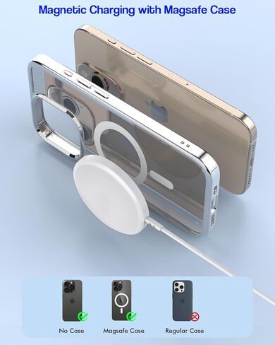 شاحن لاسلكي مغناطيسي iPhone 17 بقدرة 15 واط، شاحن آمن Apple Mag 6FT، وسادة شحن سريعة مغناطيسية لاسلكية مع كتلة USB C لهواتف iPhone Air/17e/17 Pro Max/16 Pro/15 Plus/14/13/12 Series، AirPods 3/Pro2/Pro3 in Kuwait