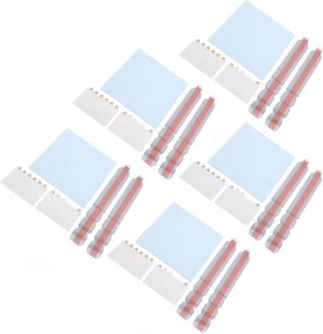 Enhance Privacy Screen Security with Premium Adhesive Strips, for laptops, Monitors, Computers. Lightweight & Compact Privacy Filter tabs and Strips, Plastic Slide Mount Included in Kuwait