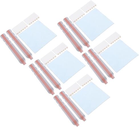 Enhance Privacy Screen Security with Premium Adhesive Strips, for laptops, Monitors, Computers. Lightweight & Compact Privacy Filter tabs and Strips, Plastic Slide Mount Included in Kuwait