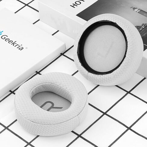 Geekria Comfort Mesh Fabric Replacement Ear Pads for Microsoft Surface GEN I/GEN II Headphones Ear Cushions, Repair Parts (Grey) in Kuwait