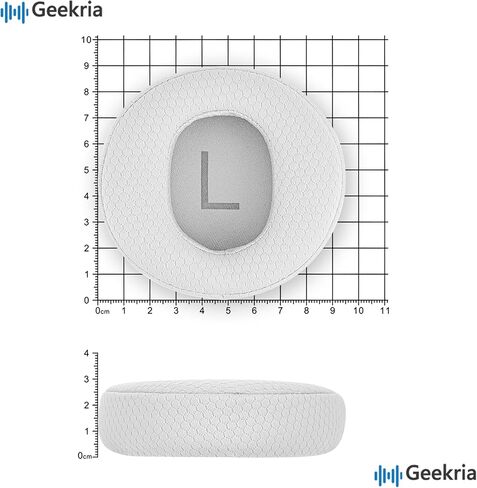 Geekria Comfort Mesh Fabric Replacement Ear Pads for Microsoft Surface GEN I/GEN II Headphones Ear Cushions, Repair Parts (Grey) in Kuwait