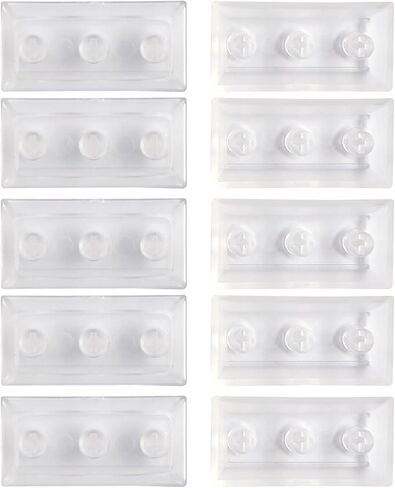 DSA Keycap Blanks Blank Personality Supplement 2U Keycaps 10 Pieces Matte Finish Multiple Colors Keycap Set Mechanical Keyboard Accessory, Transparent Black in Kuwait