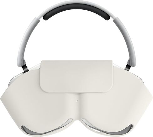 kwmobile Silicone Cover for Nothing Headphone (1) Case - Holder for Over-Ear Headphones - White in Saudi Arabia