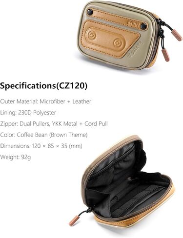 ddHiFi CZ120 كاسيت على غرار سماعات حقيبة للتخزين كيس التخزين الرجعية مناسبة لتخزين كابلات سماعات الأذن in Kuwait