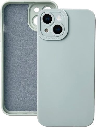 حافظة LOOKSEVEN لهاتف iPhone 14، حافظة خلفية من مطاط السيليكون TPU باللون الأحمر متوافقة مع هاتف iPhone 14 (6.1 بوصة) in Kuwait
