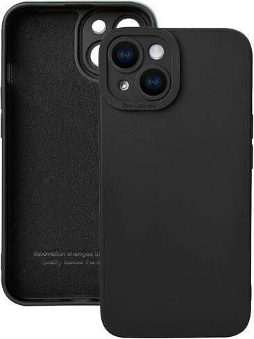 حافظة LOOKSEVEN لهاتف iPhone 14، حافظة خلفية من مطاط السيليكون TPU باللون الأحمر متوافقة مع هاتف iPhone 14 (6.1 بوصة) in Kuwait