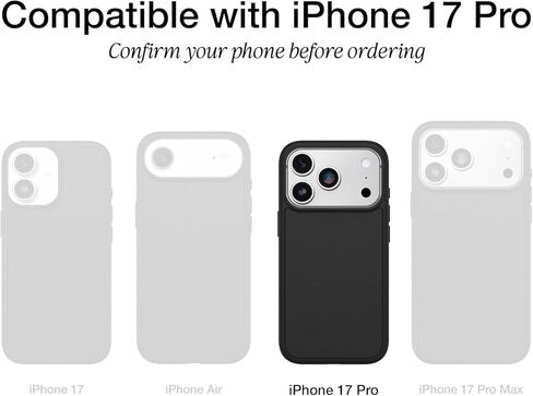 حافظة OtterBox iPhone 17 Pro Defender Pro Series - أسود - حافظة iPhone قوية وقوية ومتينة، مثبتة على MagSafe in Kuwait