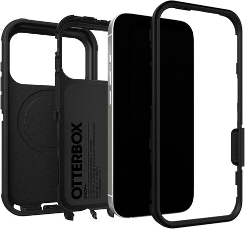 حافظة OtterBox iPhone 17 Pro Defender Pro Series - أسود - حافظة iPhone قوية وقوية ومتينة، مثبتة على MagSafe in Kuwait