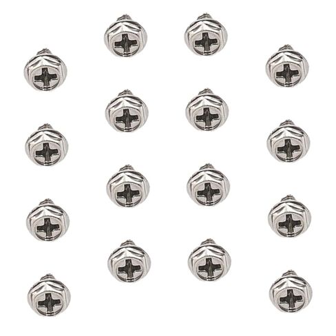 VALICLUD 100pcs Silver Pci Slot Computer Case Screws Fasteners for Power Supply and Hardware Assembly, Round Head Replacement Thumbscrews for Gaming and Desktop PC Maintenance in Kuwait