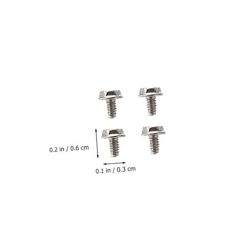 VALICLUD 100pcs Silver Pci Slot Computer Case Screws Fasteners for Power Supply and Hardware Assembly, Round Head Replacement Thumbscrews for Gaming and Desktop PC Maintenance in Kuwait