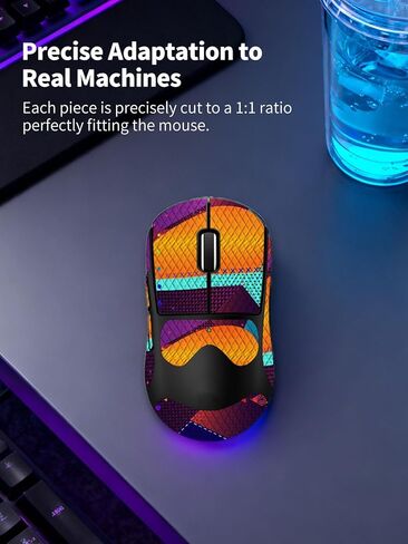 شريط قبضة مضاد للانزلاق للماوس اللاسلكي Logitech G PRO X Superlight 2 DEX، ملصقات قبضة ناعمة الملمس مقاومة للعرق من ZBAGUG، جلد مقاوم للخدش وقابل للإزالة وغير متبقي، برتقالي in Kuwait