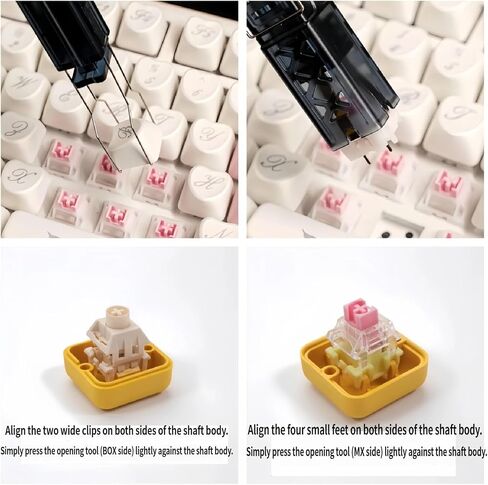 Mechanical Keyboard Switch and Keycap Puller Tool Set - 3-in-1 Switch Opener, Keycap Remover, and Switch Puller for Easy Disassembly in Kuwait