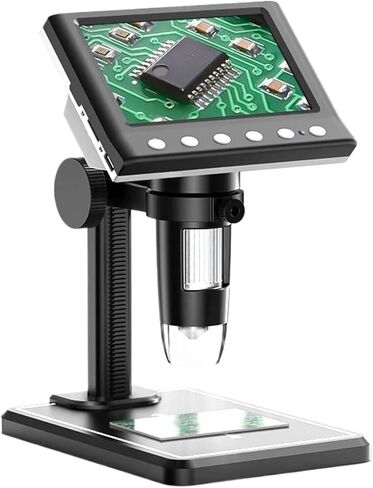 مجهر مختبر، نطاق رقمي LCD 4.3 بوصة 1000X للمختبرات والأدوية in Kuwait