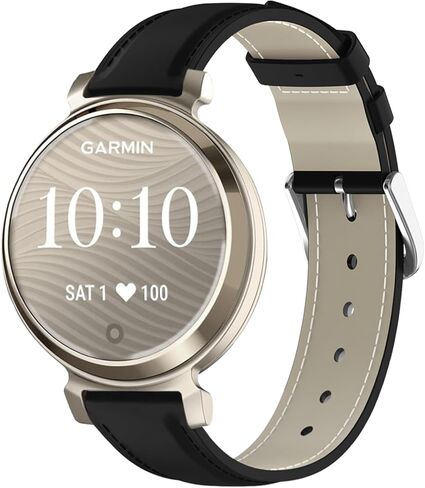 Leather Watch Bands Compatible with Garmin Lily 2, 14mm Soft Genuine Leather Strap Sport Replacement Wristband for Garmin Lily 2 / Lily 2 Classic for Women Men in Kuwait