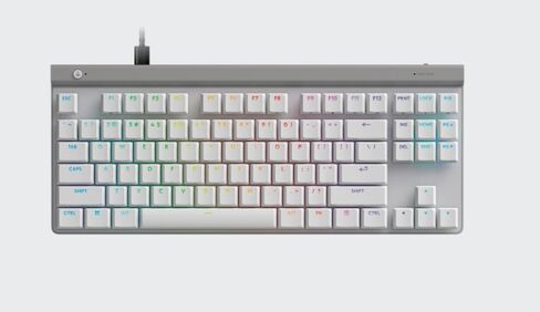Logitech G515 TKL Wired Low Profile Gaming Keyboard - White (Renewed) in Kuwait