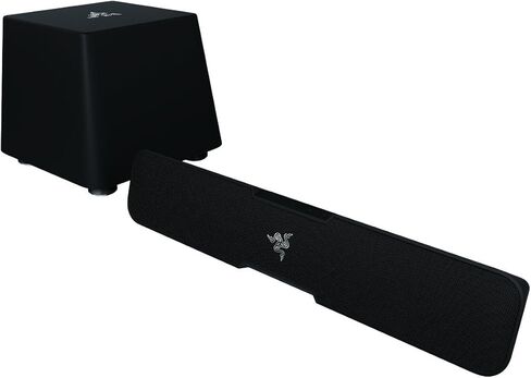 Razer Leviathan: صوت محيطي Dolby 5.1 - تقنية Bluetooth aptX - مضخم صوت قوي مخصص لباس غامر عميق - شريط صوت لألعاب الكمبيوتر والموسيقى (متجدد) in Kuwait