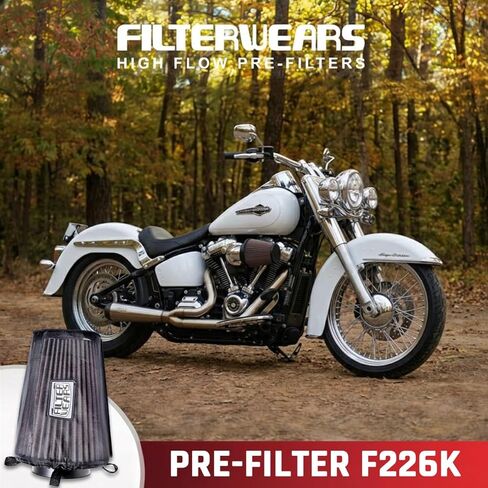 مرشحات مرشحات ما قبل المرشح F226K متوافق مع Harley Davidson Sreamin 'Eagle Heavy Rain Rain Sock in Kuwait