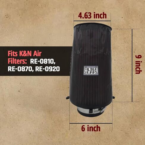مرشحات مرشحات ما قبل المرشح F226K متوافق مع Harley Davidson Sreamin 'Eagle Heavy Rain Rain Sock in Kuwait