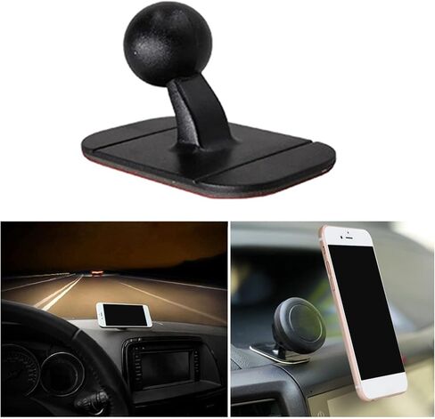 Base, Car Dashboard Mount 17mm Ball Head Cellphone Mount Cradle in Kuwait