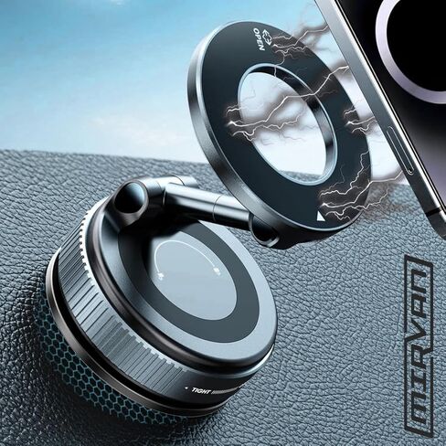 Magnetic Phone Mount for Car, Universal Suction Phone Holder 360 Adjustable for Dashboard, Windshield, Mirror and Desk, All Smartphones in Kuwait