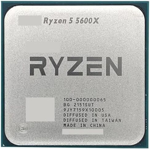 R 5 5600X R5 3.7 GHz Enam-core Dua Belas Benang 65W Prosesor CPU L3 = 32M 100-000000065 Soket AM4 Tanpa Kipas in Kuwait
