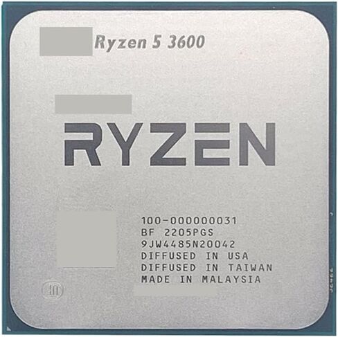 معالج R 5 3600 R5 3.6 جيجا هرتز وحدة المعالجة المركزية Enam Inti Dua Belas Benang 7NM 65W L3 = 32M 100-000000031 Soket AM4 in Kuwait