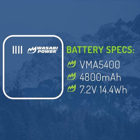 Wasabi Power Battery for Arlo Pro 3, Pro 4, Pro 5, Ultra, Ultra 2 (VMA5400, 2-Pack) in Kuwait