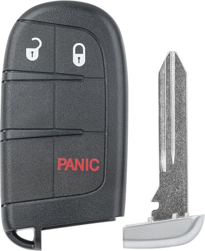 Vurkcy Key Fob Replacement for 2011-2020 Dodge Journey/ 11-18 Charger Chrysler 300/15-18 Challenger/ 15-19 Hellcat Car Keyless Entry Remote Control, M3N-40821302, M3N40821302, 3-Btn in Kuwait