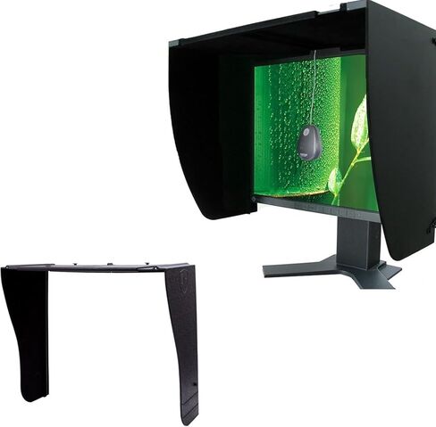 27 Inch Monitor Hood Sunshade, Adjustable All-Side Coverage Screen Sun Visor, Anti-Glare Light Blocking Cover for 17-27 Inch Desktop Monitor in Kuwait