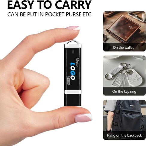 محرك أقراص فلاش USB 2.0 ترويجي مخصص سعة 8 جيجابايت و10 قطع، محركات أقراص صغيرة مخصصة مجمعة، محفورة أو مطبوعة النص والشعار الخاص بك على أعواد الذاكرة مزدوجة الجوانب للمكتب/المدرسة/الشركة/التصوير الفوتوغرافي in Kuwait