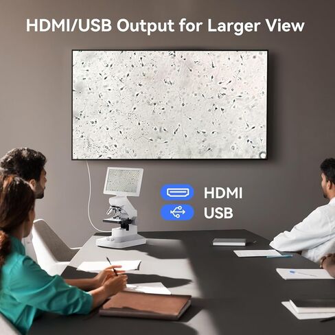 USB Microscope, Multifunctional Biological Microscopy 1600X WiFi Digital Microscope in Kuwait