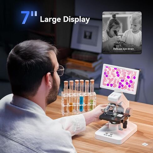 USB Microscope, Multifunctional Biological Microscopy 1600X WiFi Digital Microscope in Kuwait