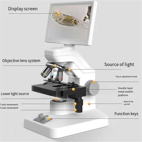 USB Microscope, Multifunctional Biological Microscopy 1600X WiFi Digital Microscope in Kuwait