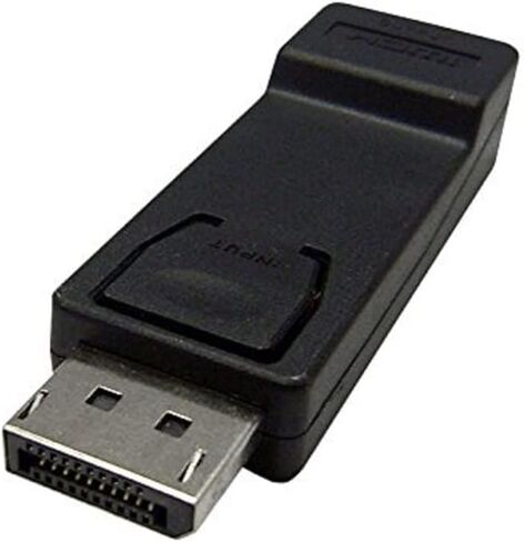 4XEM DisplayPort/HDMI Male/Female Audio/Video Adapter, Black 4XDPMHDMIFA in Kuwait