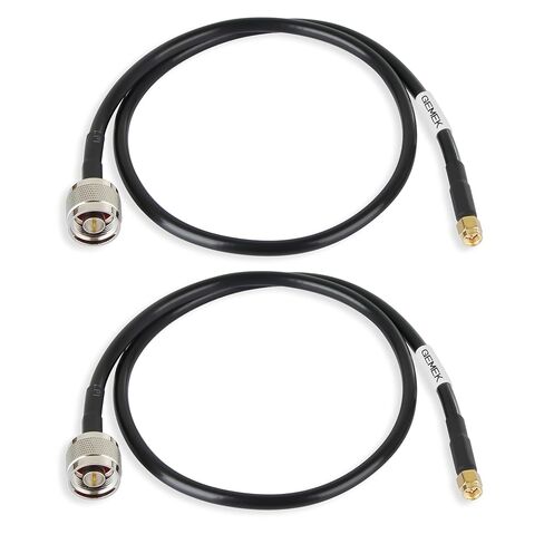 10ft N Male to SMA Male Cable, SMA to N Cable 50 ohm Ultra Low Loss KMR240 Coaxial Cable for WiFi Router, GPS Receiver, Antenna, Signal Booster Use in Saudi Arabia