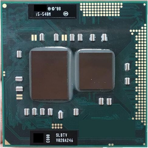 CPU Laptop I5-540M CPU 3M Cache 2.53 GHz to 3.066 I5 540M PGA988 Processor Compatible HM57 HM55 QM57 in Kuwait