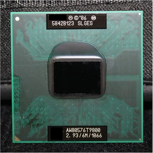Laptop CPU c 2 Duo T9800 6M Cache/2.93 GHz/1066/Dual-Core Socket 478 PGA Prosesor ForGM45 PM45 in Kuwait