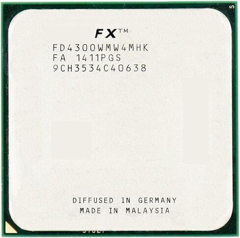 FX Seri 4300 3.8 جيجا هرتز 95 وات 4 ميجا بايت كاش FX-4300 مقبس AM3 + معالج رباعي c وحدة المعالجة المركزية in Kuwait