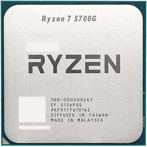 معالج R 7 5700G R7 3.8 جيجا هرتز ثماني النواة و16 خيط وحدة المعالجة المركزية 65 واط L3 = 16 متر Soket 100-000000263 AM4 Tanpa Kipas in Kuwait