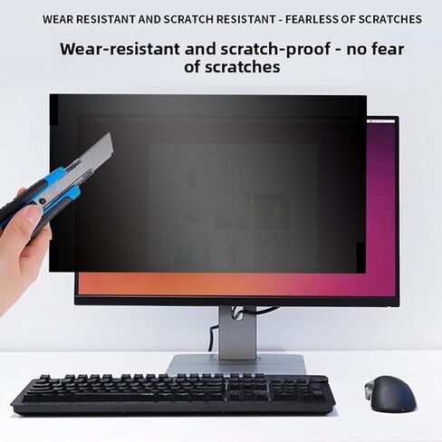 ASHATA Magnetic Computer Privacy Screen Filter 21.5 Inch, Removable Anti Blue Light Glare Screen Protector Panel for Widescreen Monitor with 16:9 Aspect Ratio in Kuwait