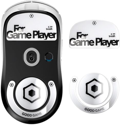 زلاجات ماوس من الزجاج المقسى من immoenuc لجهاز Logitech G PRO X2 Superstrike، وG PRO X Superlight 2 & 2 SE، وأقدام ماوس ألعاب فائقة النعومة للتحكم الدقيق والأداء المتين in Kuwait