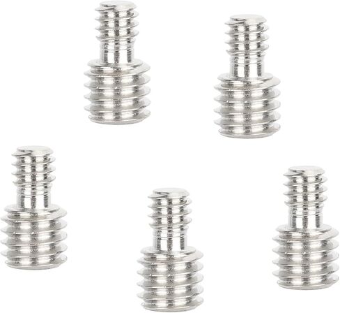 محول برغي ذكر من CAMVATE 1/4"-20 إلى 3/8"-16 (5 قطع)-3663 in Kuwait