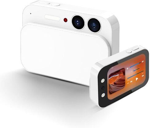 Dpofirs 4K Digital Camera 64MP HD with 2.8 Inch, Compact Vlogging Camera for Teens, Adults, AF Auto Focus, 3600mAh Battery (White) in Kuwait