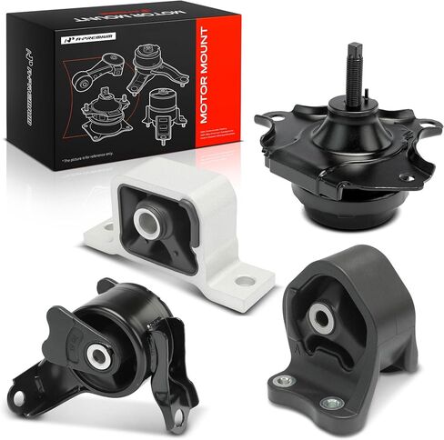 A-Premium 4PCS Engine Motor Mount and Transmission Mount Set Compatible with Honda Element 2003-2011 2.4L, Automatic Transmission, Replace# 50840S6M981, 50840S7C980 in Kuwait