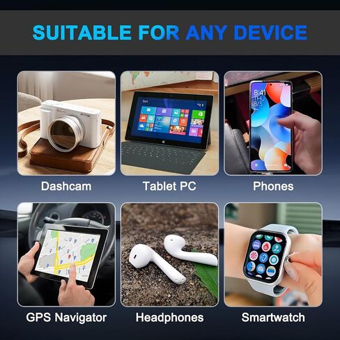 Penemay شاحن سيارة USB شاحن هاتف السيارة، محول سيارة مزدوج المنافذ لهاتف iPhone 17 16 15 Pro Max/14/13/iPad، Samsung S26/S25 Android الخلوي، in Kuwait
