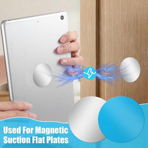 Qianyu 30 Pcs Universal Metal Plate for Magnetic Car Phone Holders Round Universal Replacement Sticker Back Compatible with Car Magnetic Mounts in Kuwait